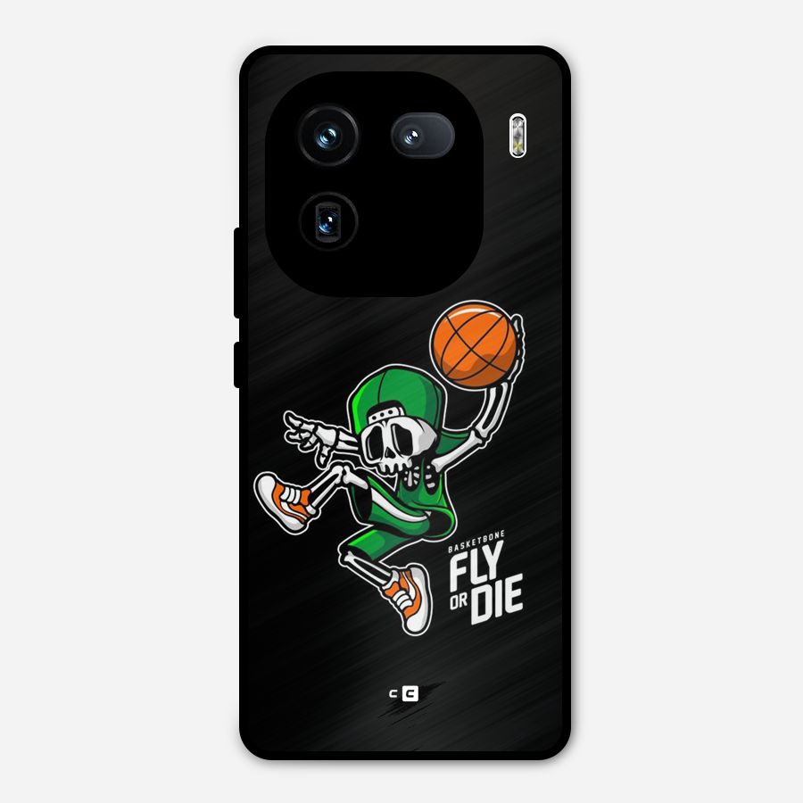 Fly Or Die Metal Back Case for iQOO 12