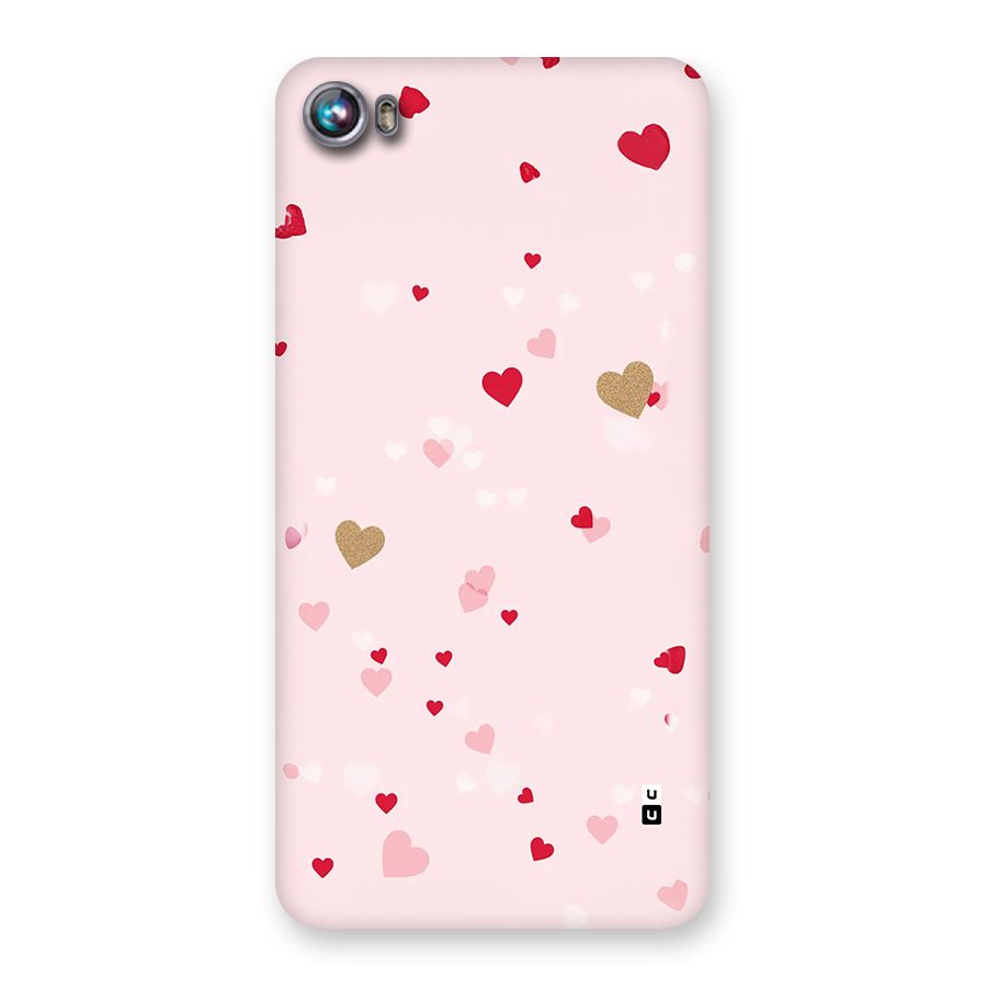 Flying Hearts Back Case for Canvas Fire 4 (A107)