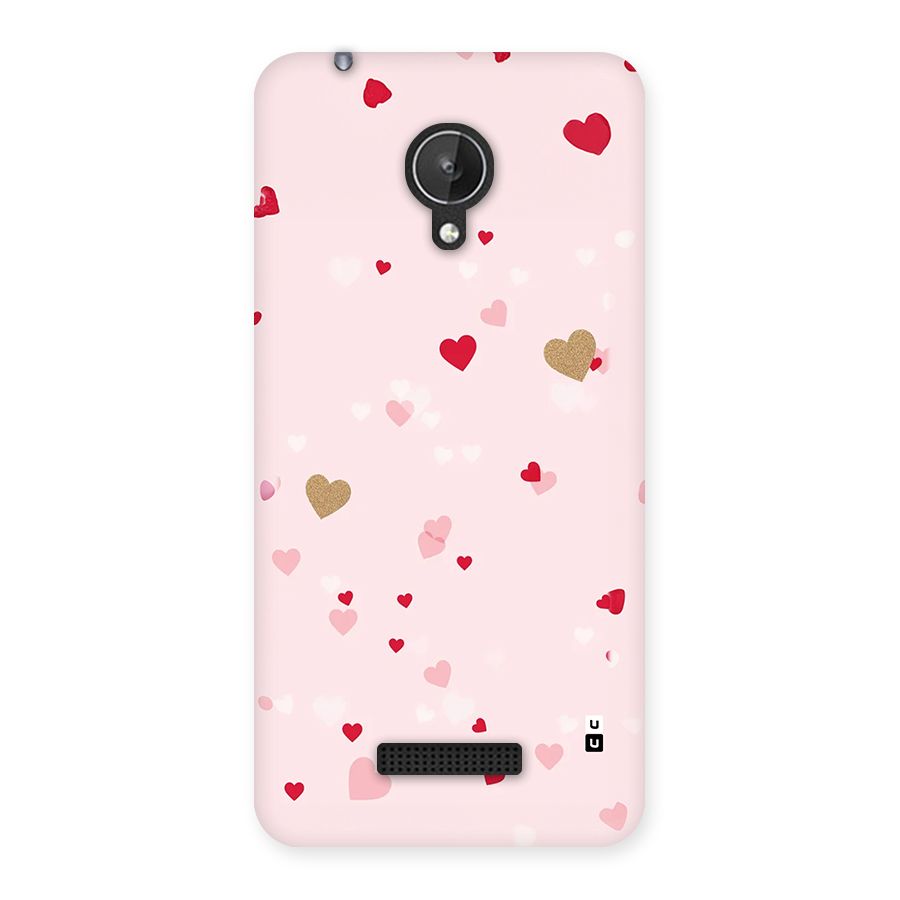 Flying Hearts Back Case for Canvas Spark Q380