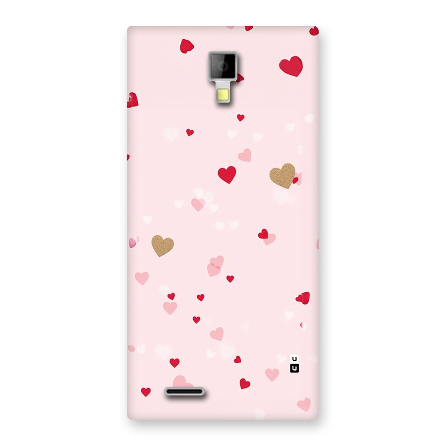Flying Hearts Back Case for Canvas Xpress A99