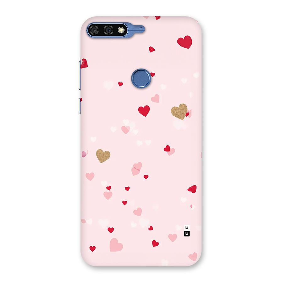Flying Hearts Back Case for Honor 7C