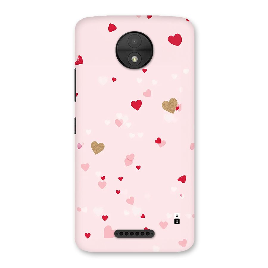 Flying Hearts Back Case for Moto C