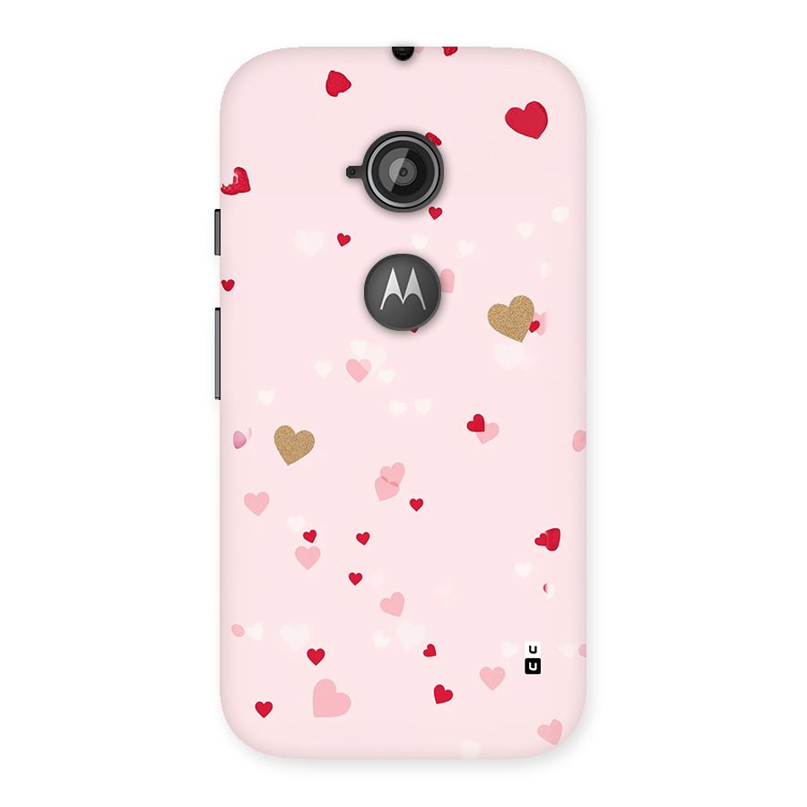 Flying Hearts Back Case for Moto E 2nd Gen