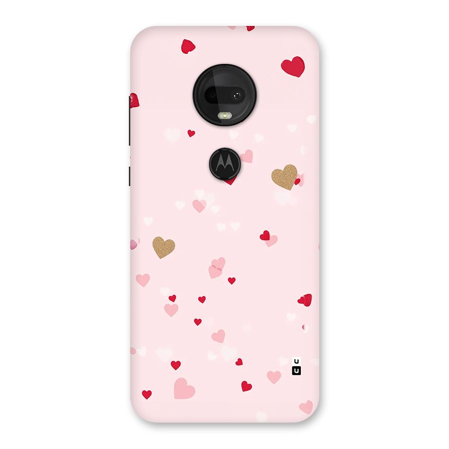 Flying Hearts Back Case for Moto G7