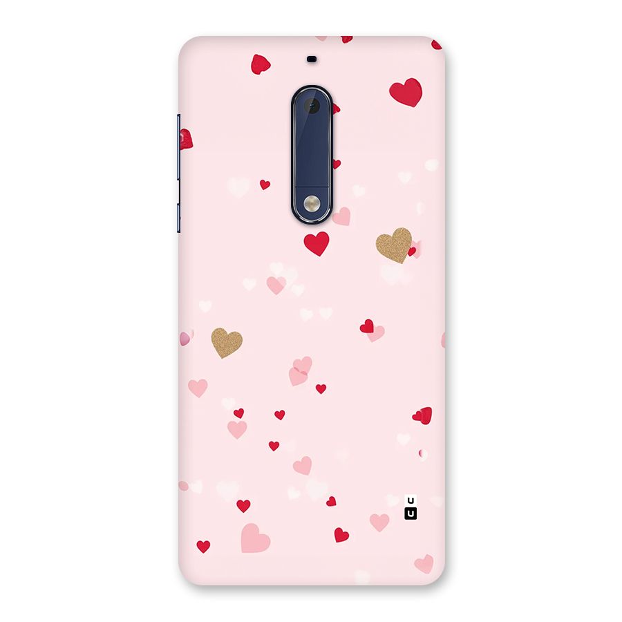 Flying Hearts Back Case for Nokia 5