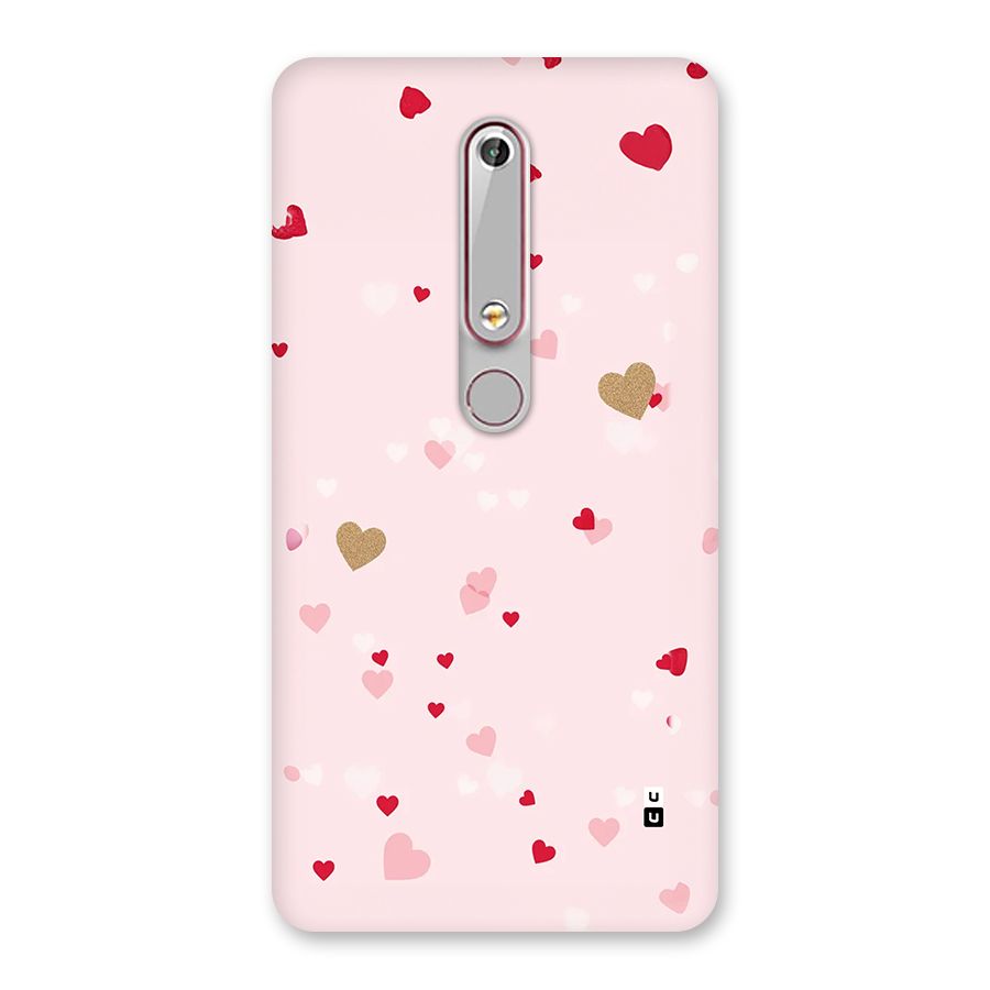 Flying Hearts Back Case for Nokia 6.1