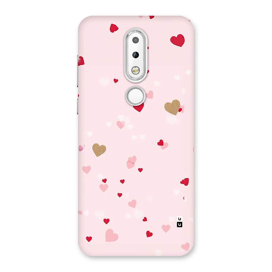 Flying Hearts Back Case for Nokia 6.1 Plus