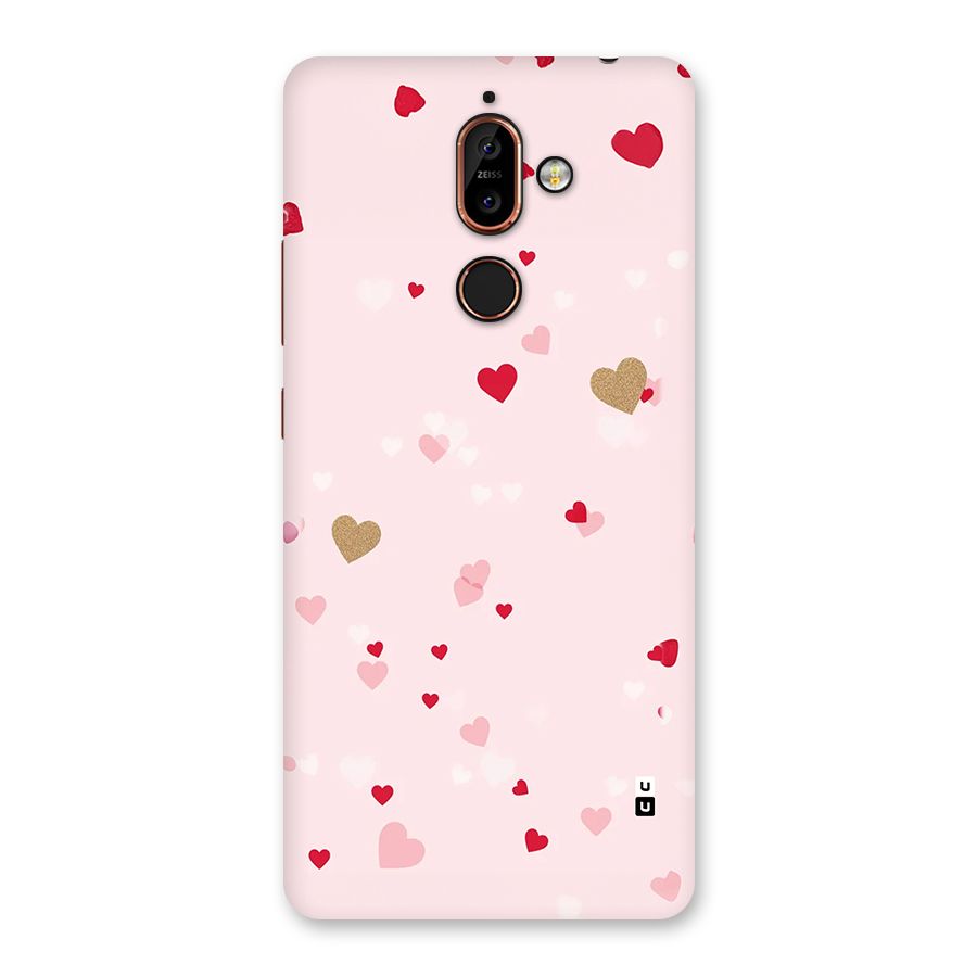 Flying Hearts Back Case for Nokia 7 Plus