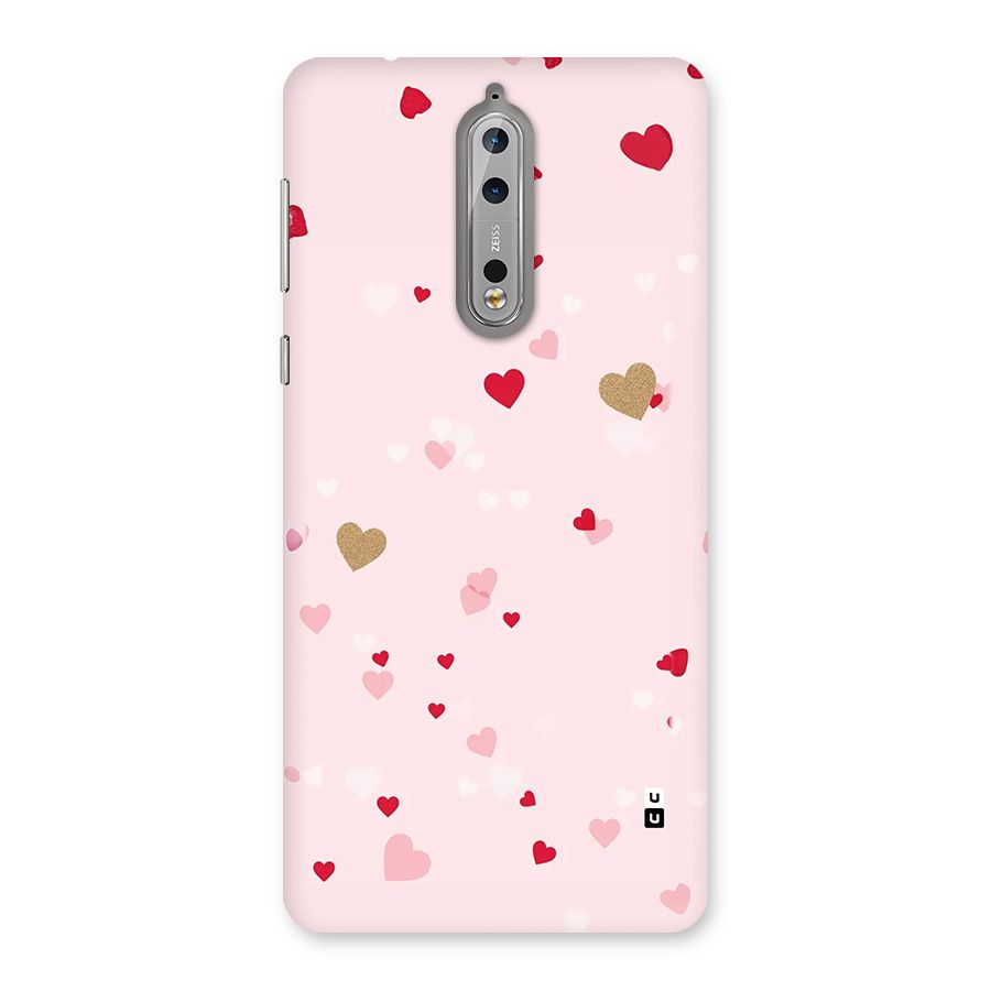 Flying Hearts Back Case for Nokia 8