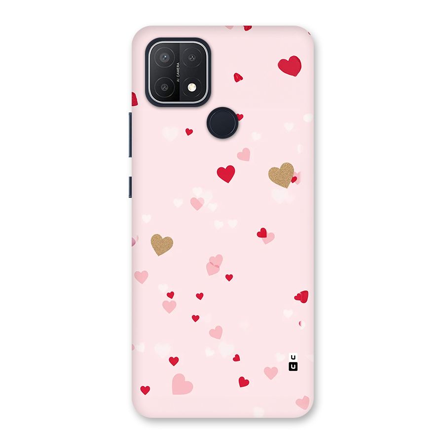 Flying Hearts Back Case for Oppo A15