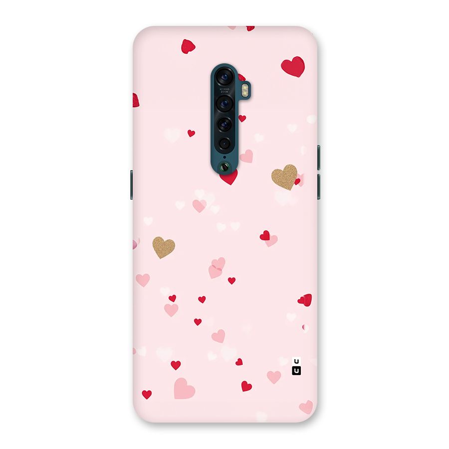 Flying Hearts Back Case for Oppo Reno2