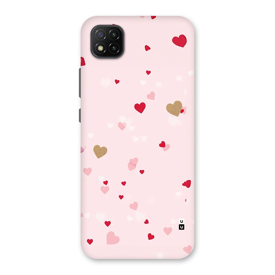 Flying Hearts Back Case for Poco C3