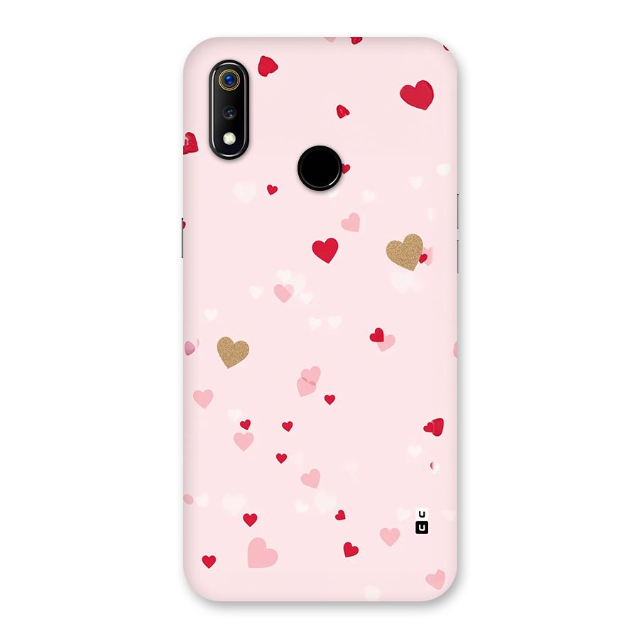 Flying Hearts Back Case for Realme 3