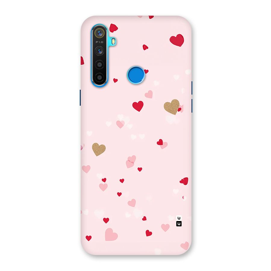 Flying Hearts Back Case for Realme 5