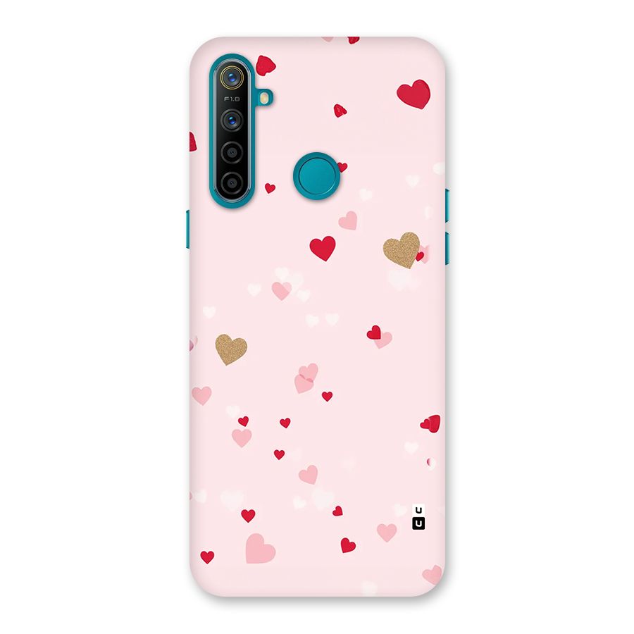 Flying Hearts Back Case for Realme 5i