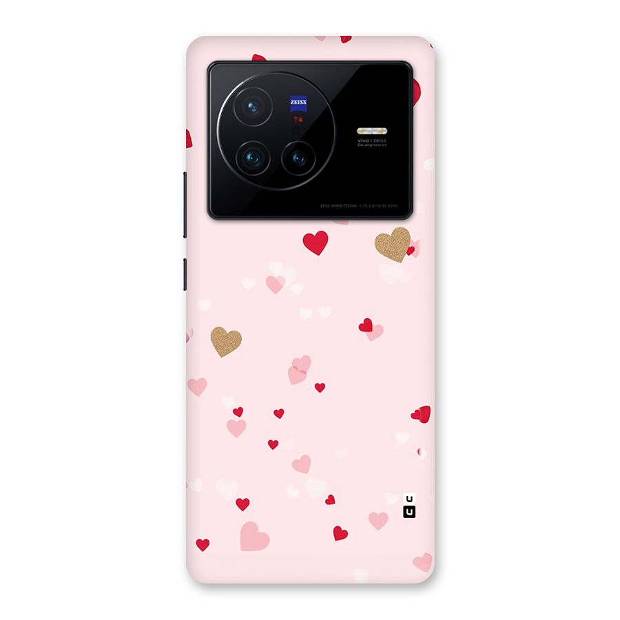Flying Hearts Back Case for Vivo X80