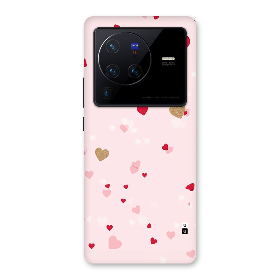 Flying Hearts Back Case for Vivo X80 Pro