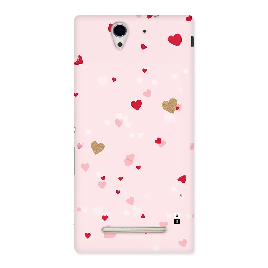 Flying Hearts Back Case for Xperia C3