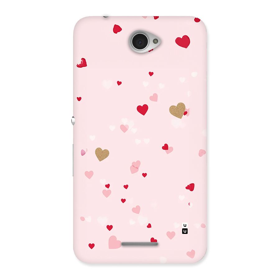 Flying Hearts Back Case for Xperia E4