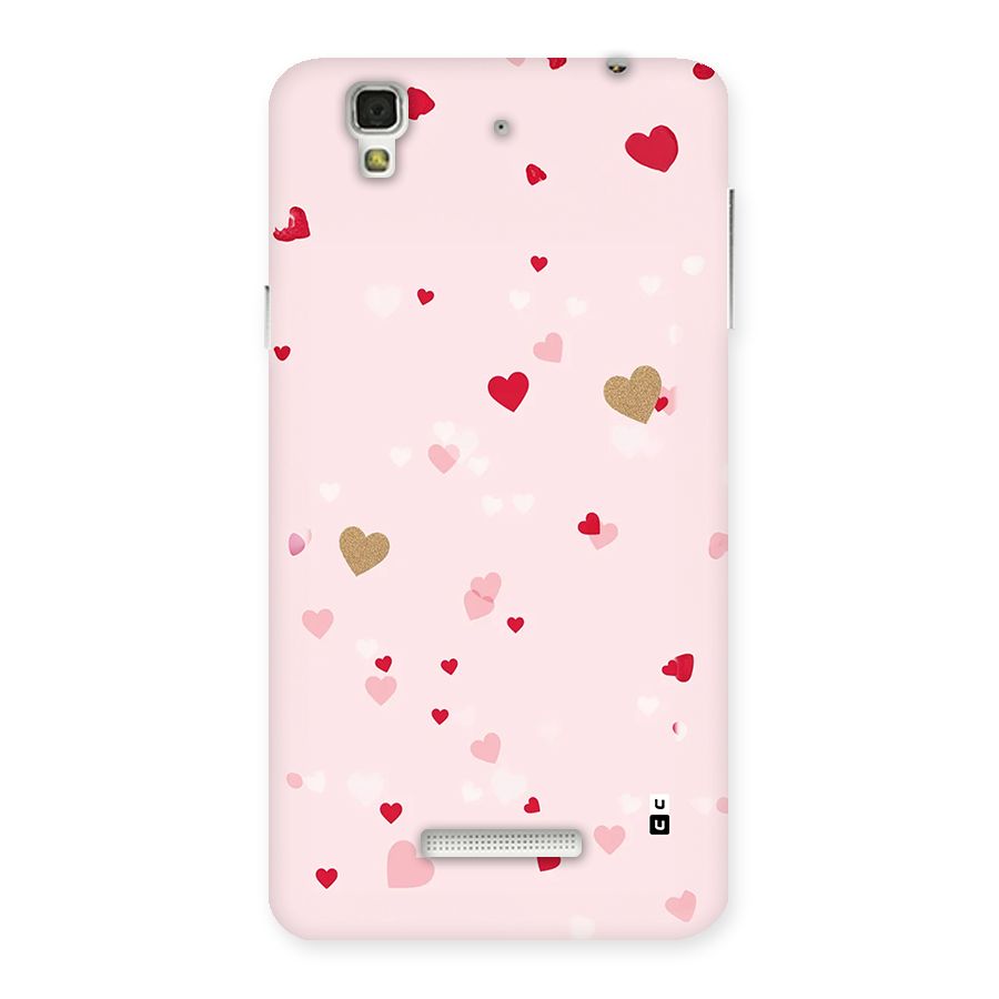 Flying Hearts Back Case for YU Yureka Plus