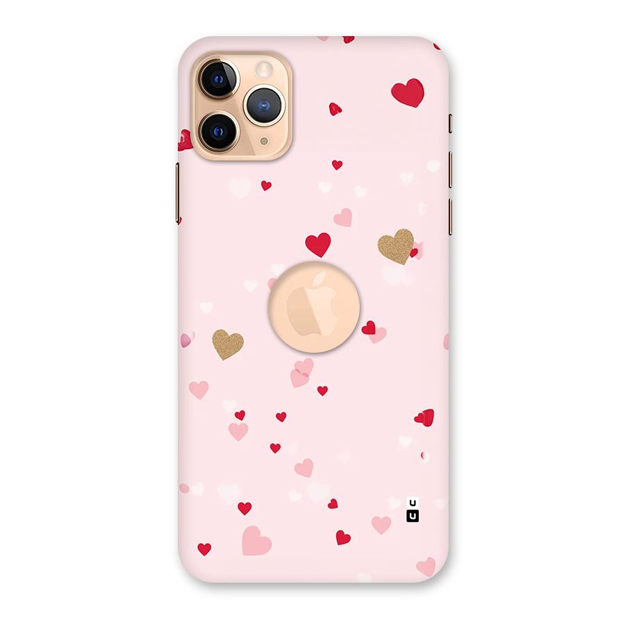 Flying Hearts Back Case for iPhone 11 Pro Max Logo Cut