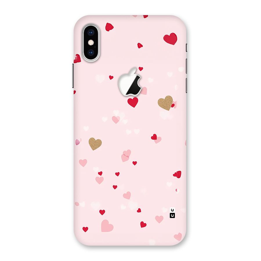 Flying Hearts Back Case for iPhone XS Max Apple Cut
