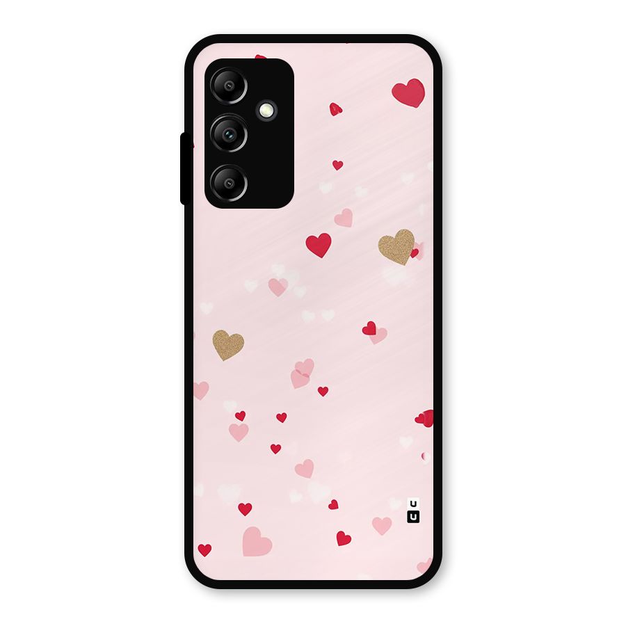 Flying Hearts Metal Back Case for Galaxy A14 5G