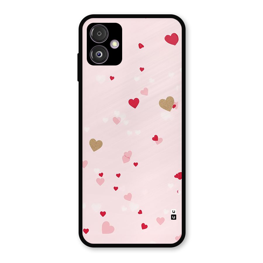 Flying Hearts Metal Back Case for Galaxy F14