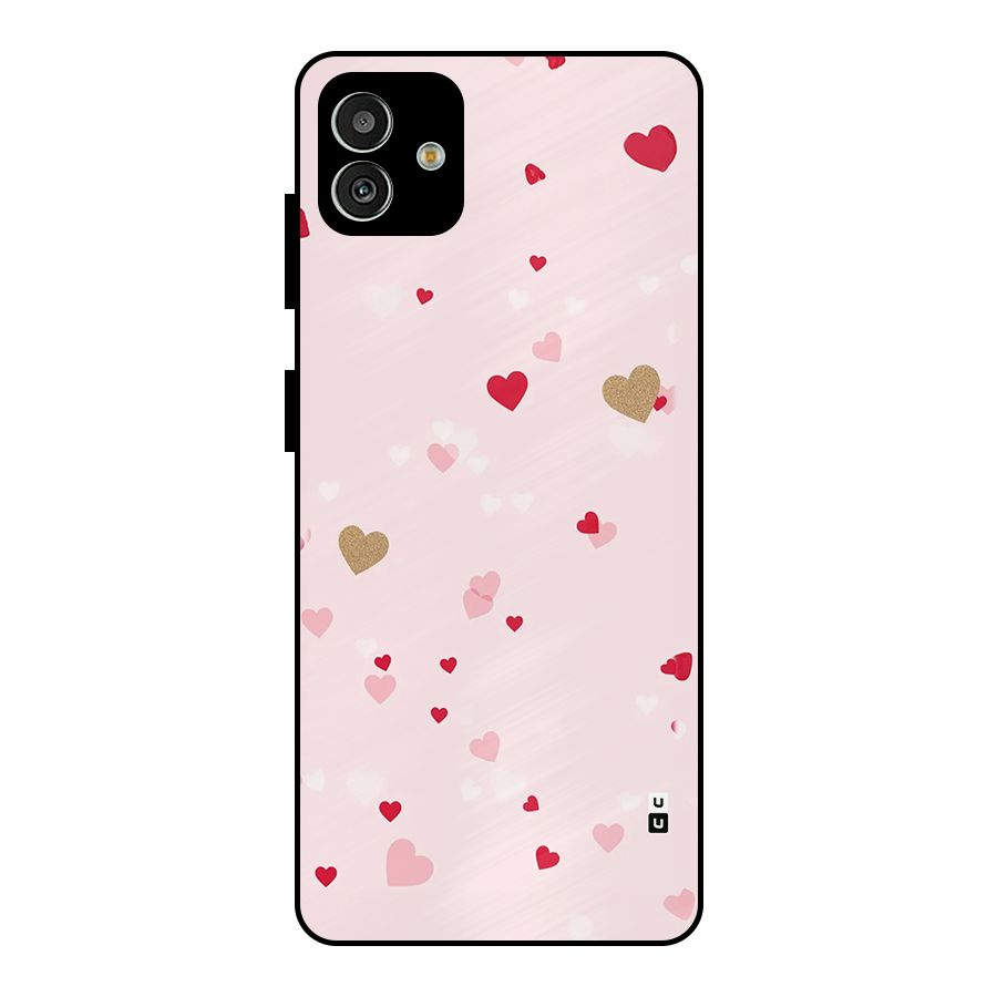 Flying Hearts Metal Back Case for Galaxy M13 5G