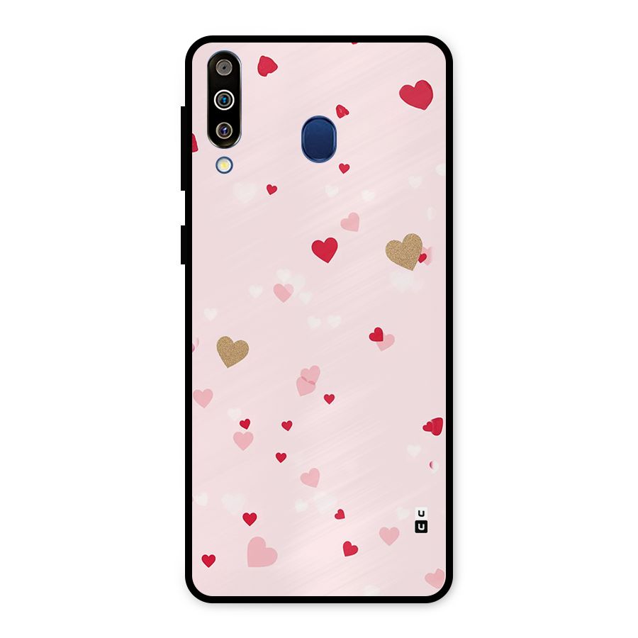 Flying Hearts Metal Back Case for Galaxy M30