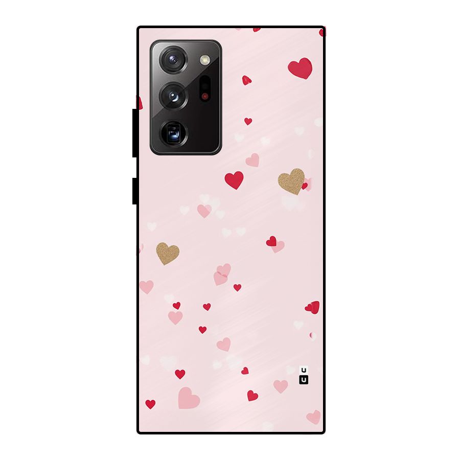 Flying Hearts Metal Back Case for Galaxy Note 20 Ultra 5G