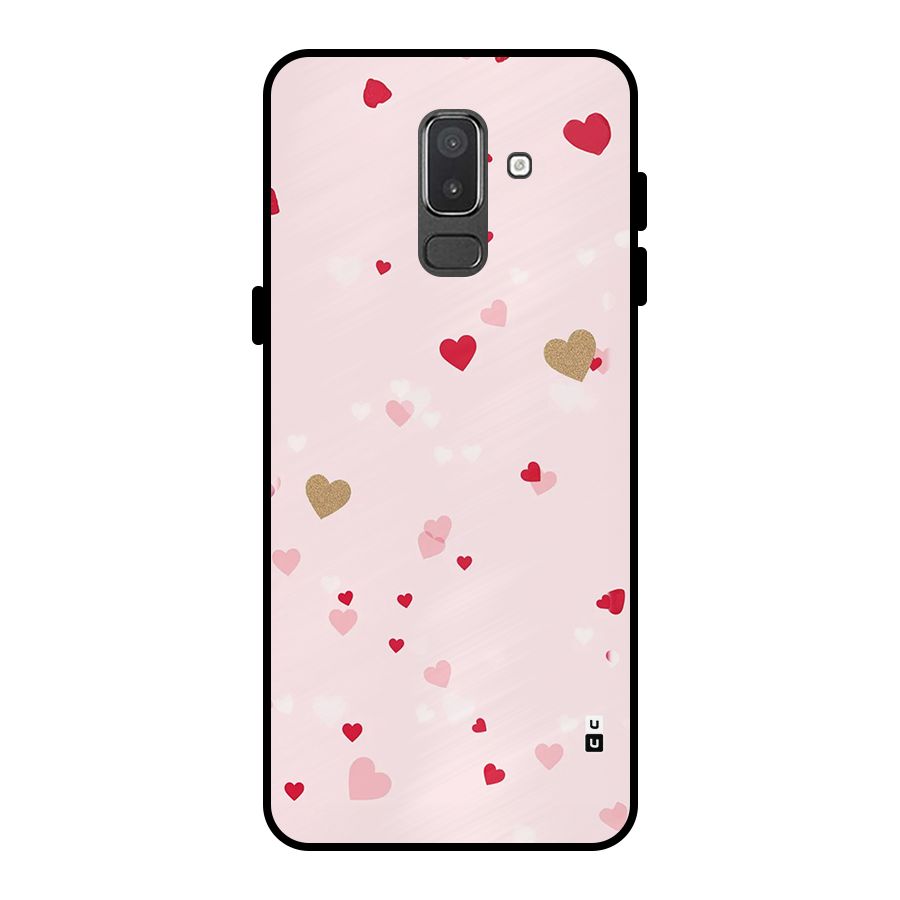 Flying Hearts Metal Back Case for Galaxy On8 (2018)