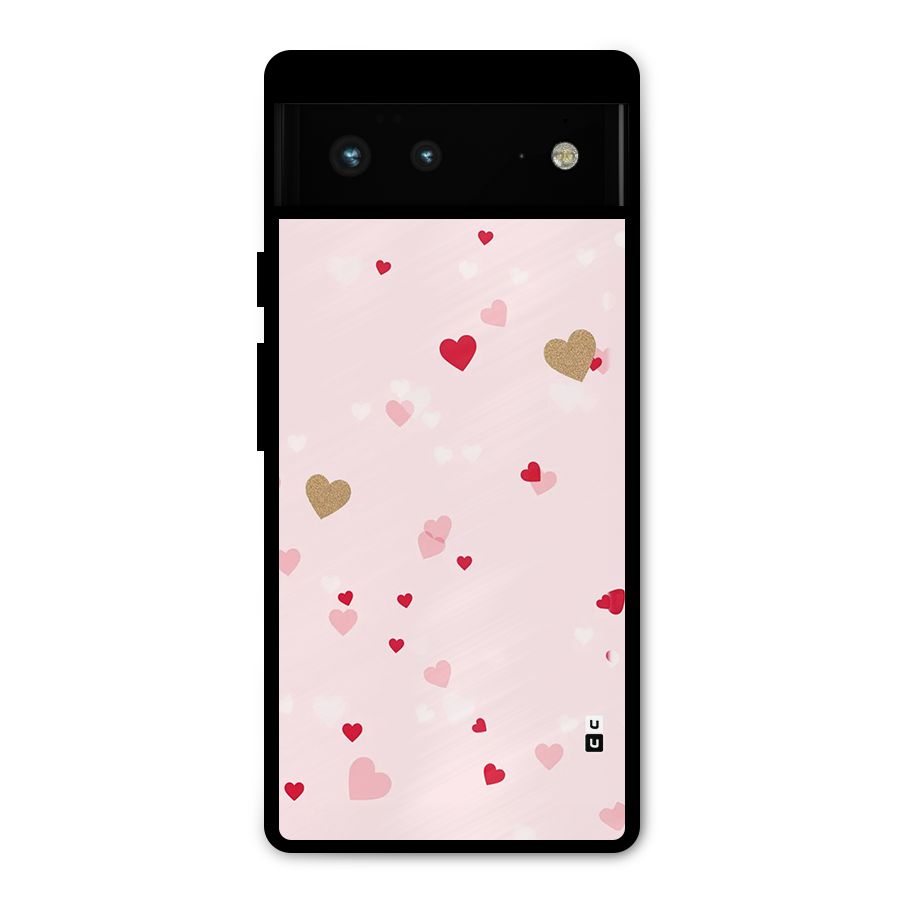 Flying Hearts Metal Back Case for Google Pixel 6