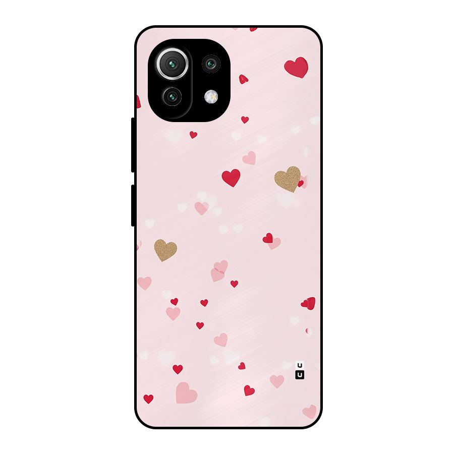 Flying Hearts Metal Back Case for Mi 11 Lite NE 5G