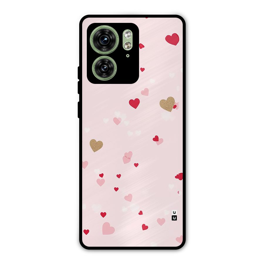 Flying Hearts Metal Back Case for Motorola Edge 40 5G