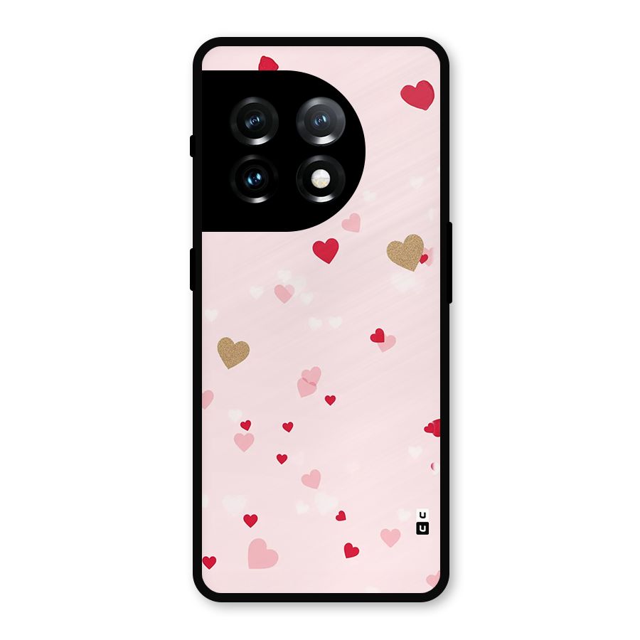 Flying Hearts Metal Back Case for OnePlus 11