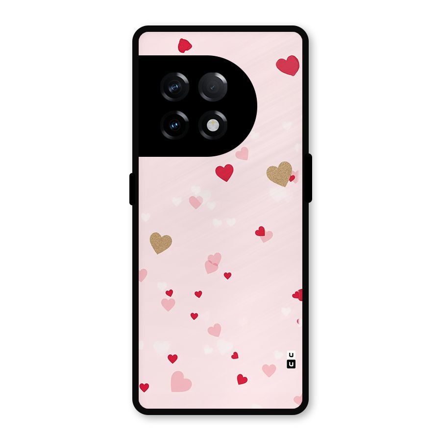 Flying Hearts Metal Back Case for OnePlus 11R