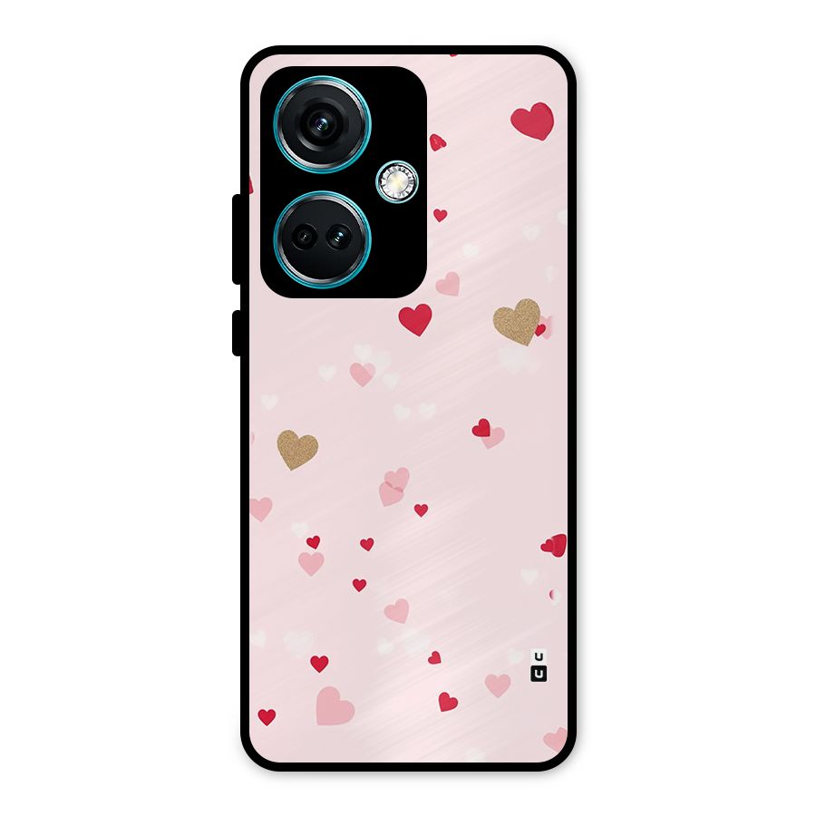 Flying Hearts Metal Back Case for OnePlus Nord CE 3 5G