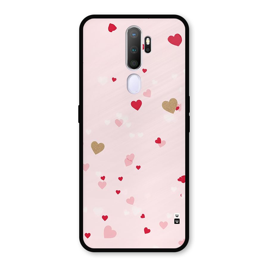 Flying Hearts Metal Back Case for Oppo A5 (2020)