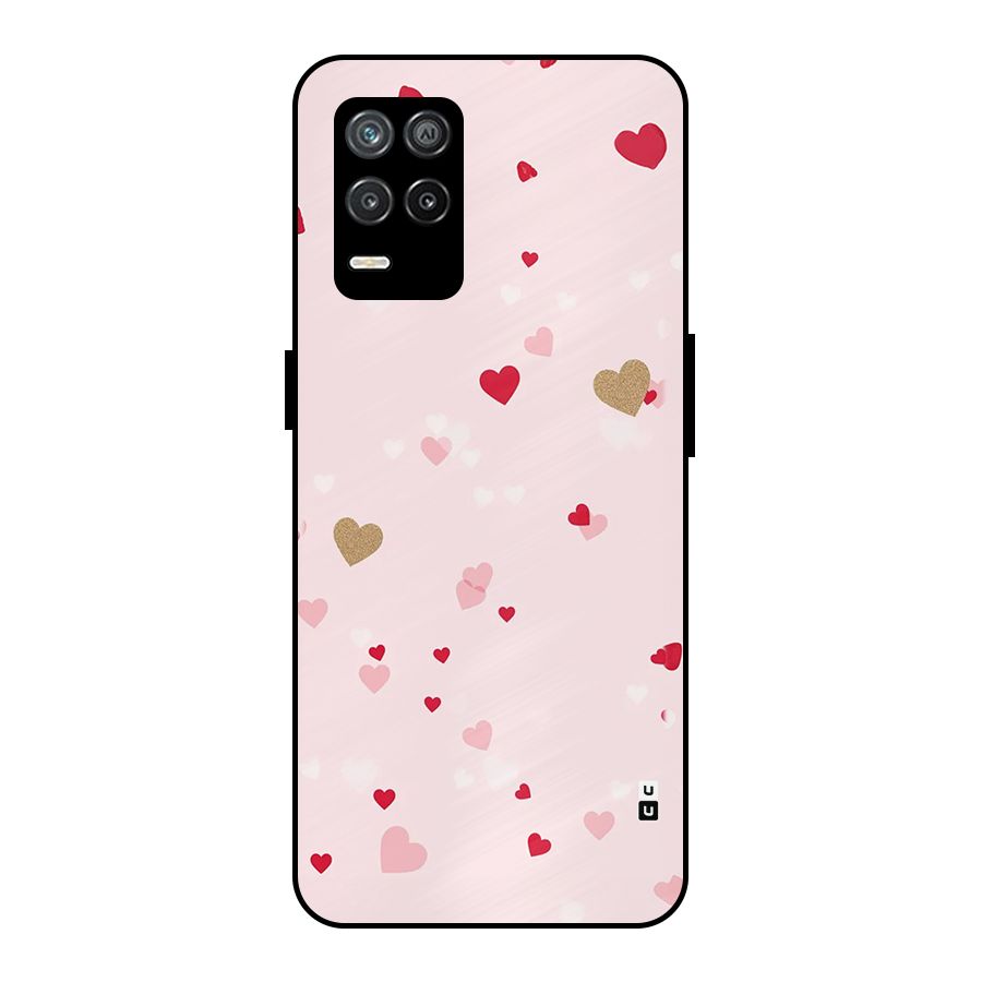 Flying Hearts Metal Back Case for Realme 8s 5G