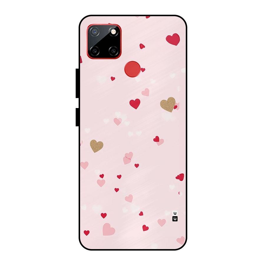 Flying Hearts Metal Back Case for Realme C12