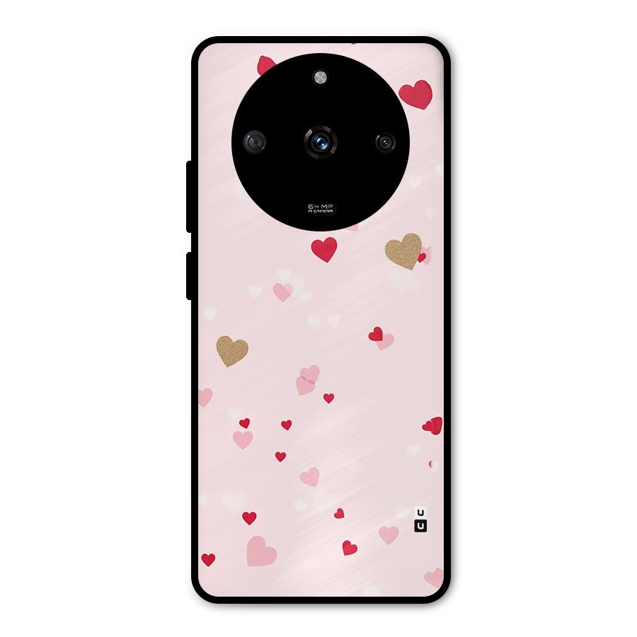 Flying Hearts Metal Back Case for Realme Narzo 60 5G