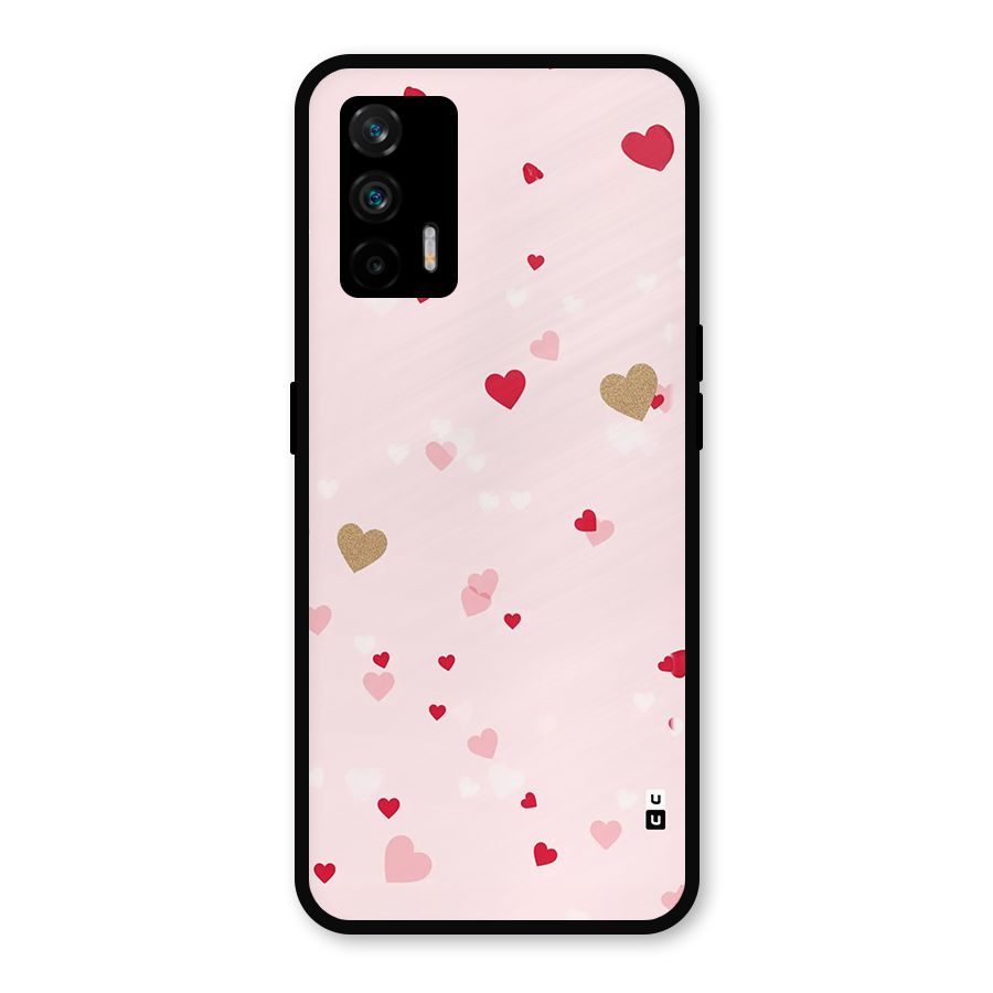 Flying Hearts Metal Back Case for Realme X7 Max