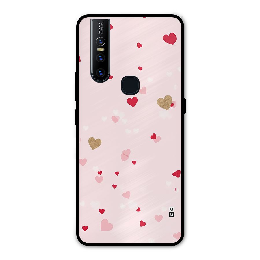 Flying Hearts Metal Back Case for Vivo V15
