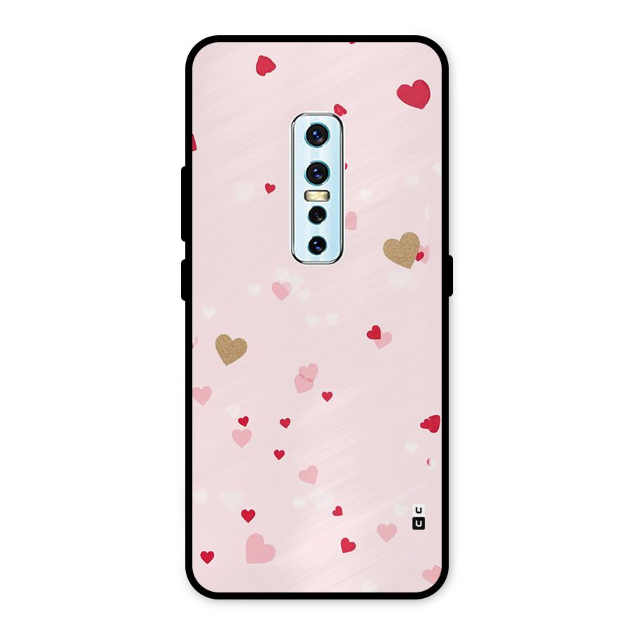 Flying Hearts Metal Back Case for Vivo V17 Pro
