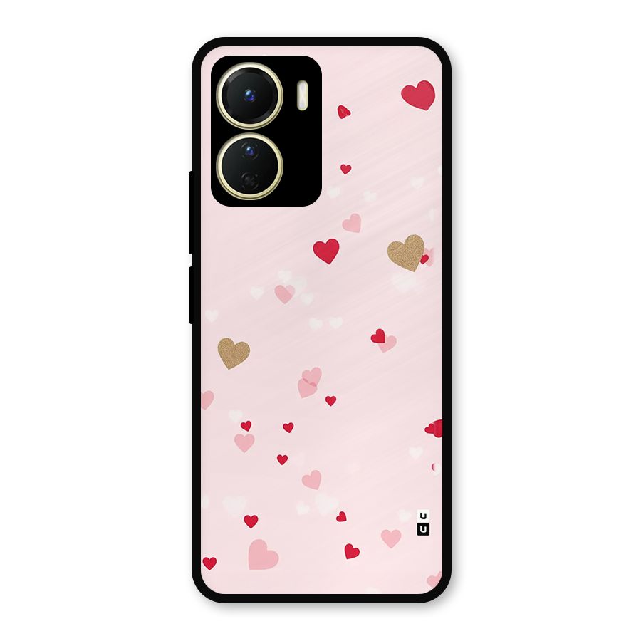 Flying Hearts Metal Back Case for Vivo Y16
