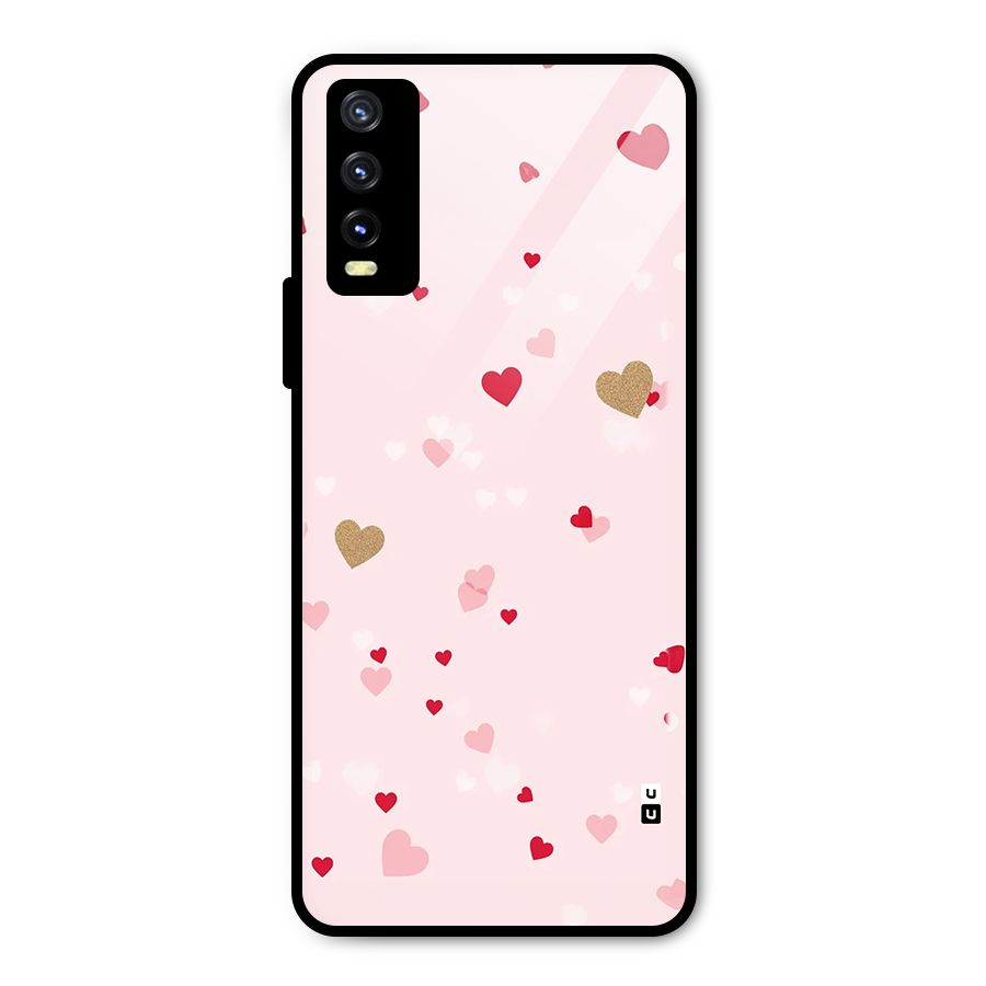 Flying Hearts Metal Back Case for Vivo Y20