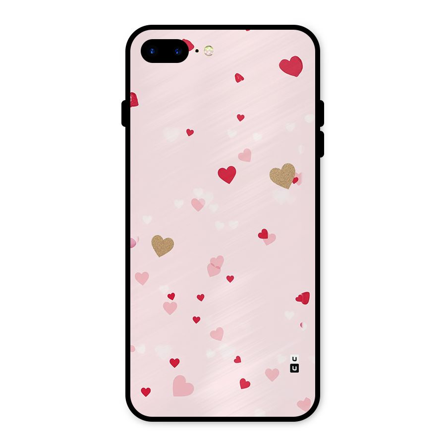 Flying Hearts Metal Back Case for iPhone 7 Plus