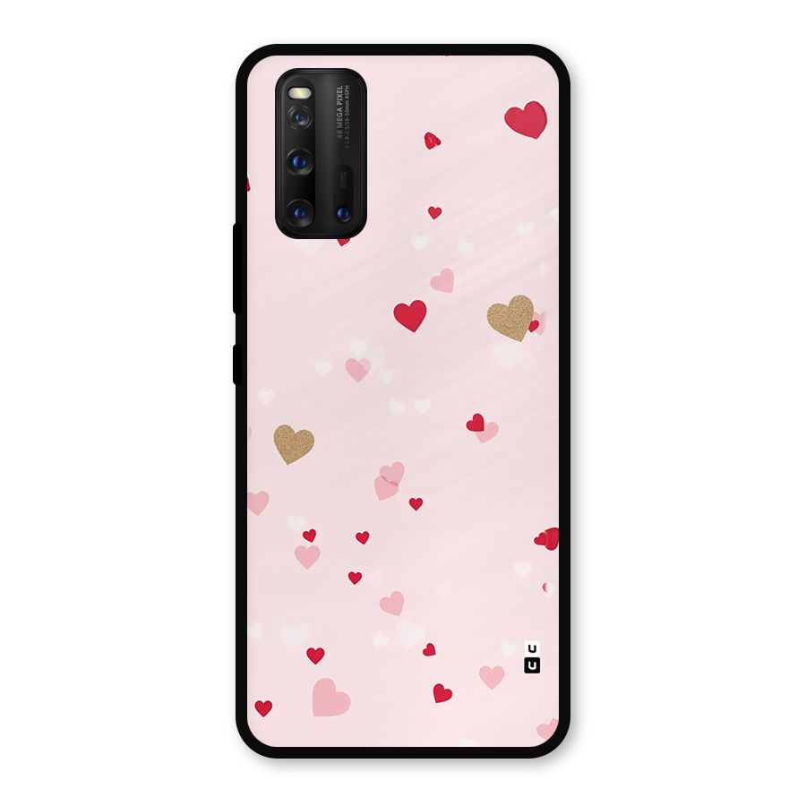Flying Hearts Metal Back Case for iQOO 3