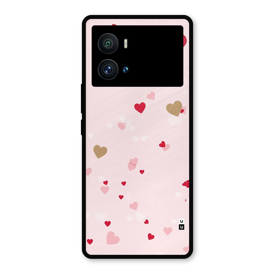 Flying Hearts Metal Back Case for iQOO 9 Pro